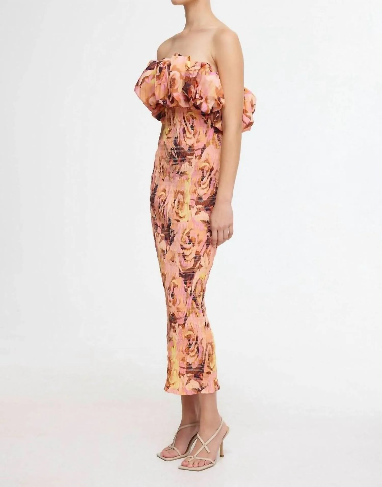 Acler - Gallagher Sienna Petunia Midi Dress