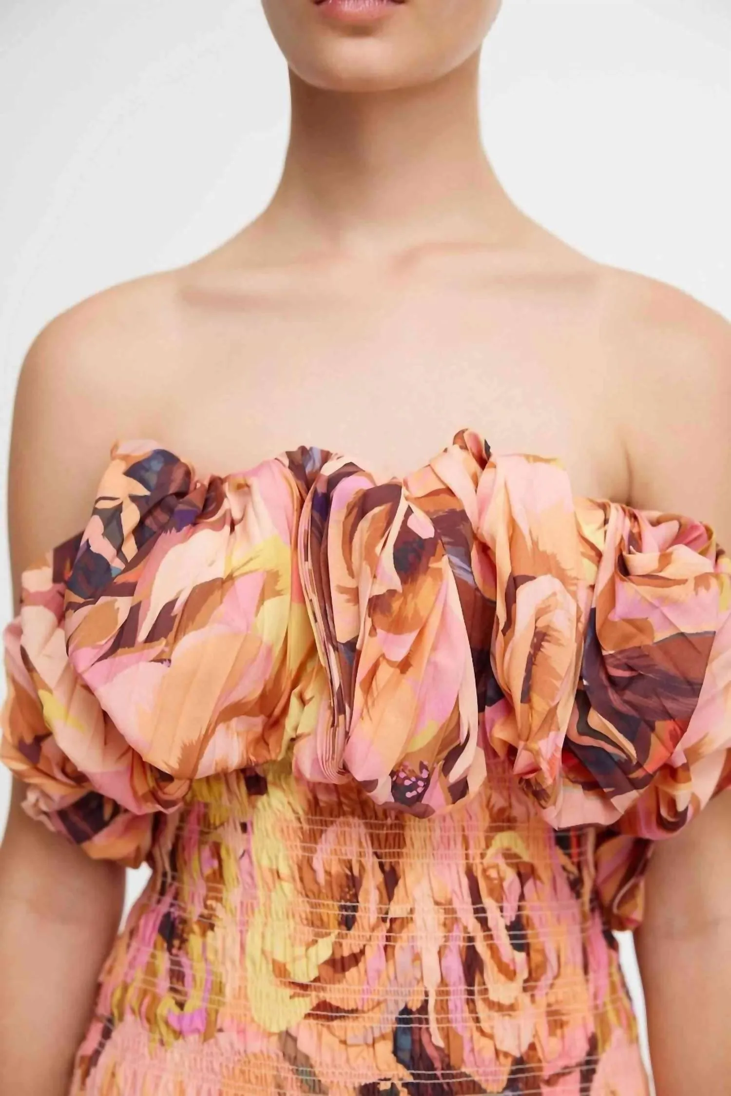 Acler - Gallagher Sienna Petunia Midi Dress