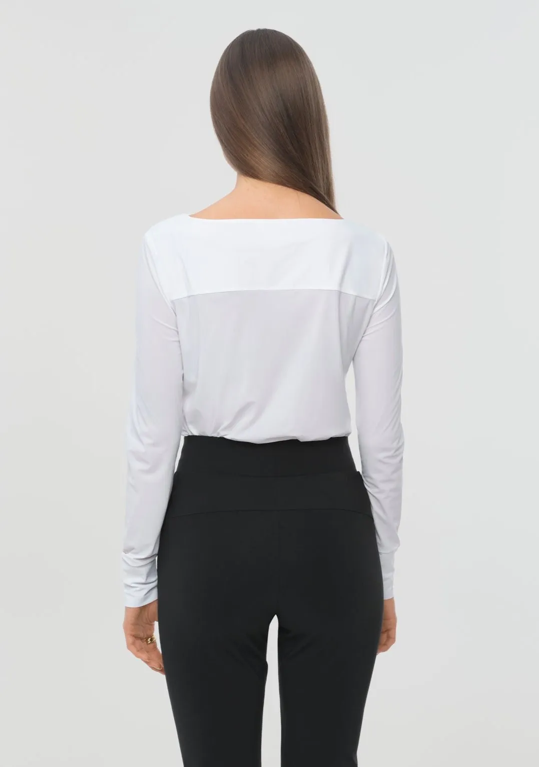 ALLDAYLONG Blouse feather white
