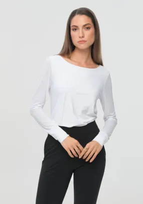 ALLDAYLONG Blouse feather white
