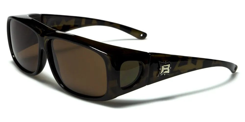 BARRICADE POLARIZED FIT-OVER SUNGLASSES - BAR601PZ