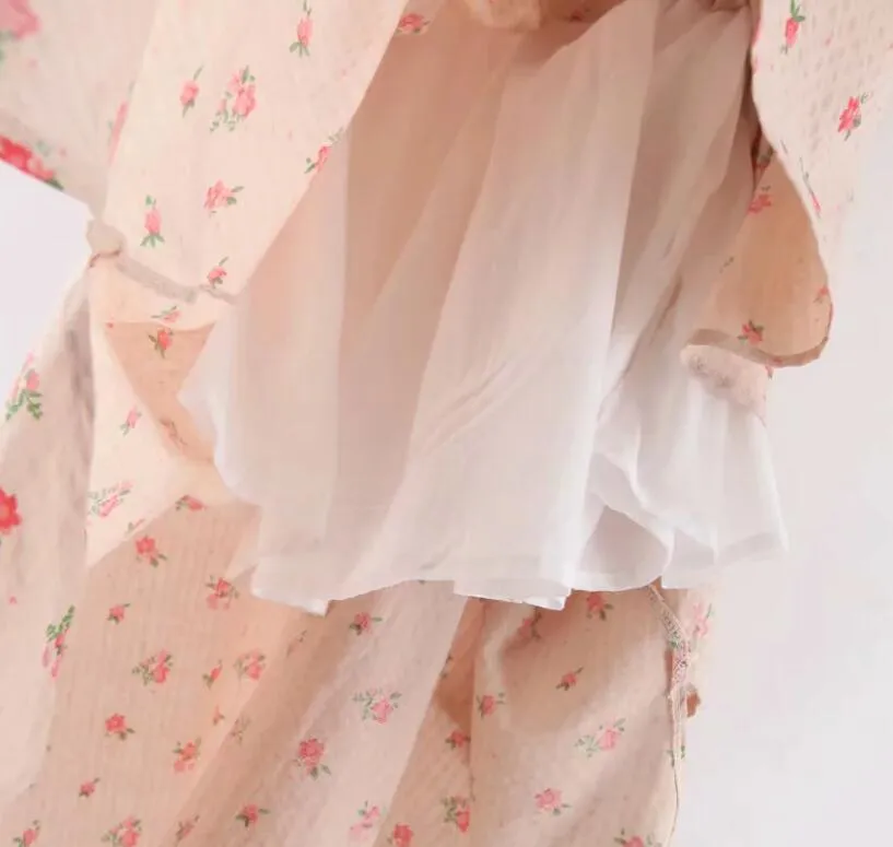 Boho Midi Dress, Off  Shoulder Smocked Dress, Pink Foxolove