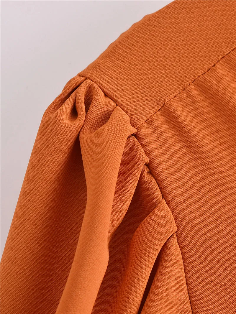 Boho Midi Dress, Sundress, Ella Orange