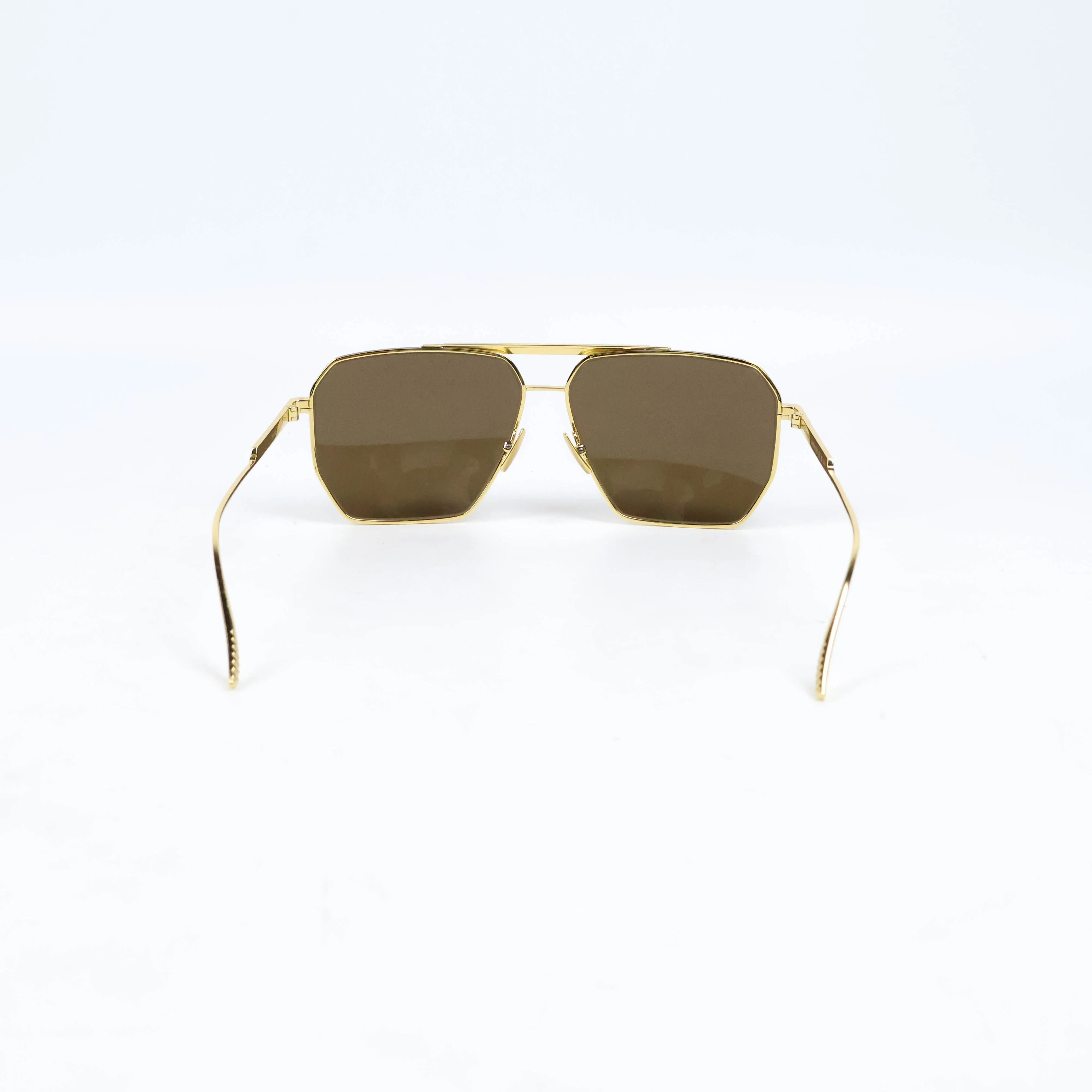 Bottega Veneta Sunglasses Gold Frame