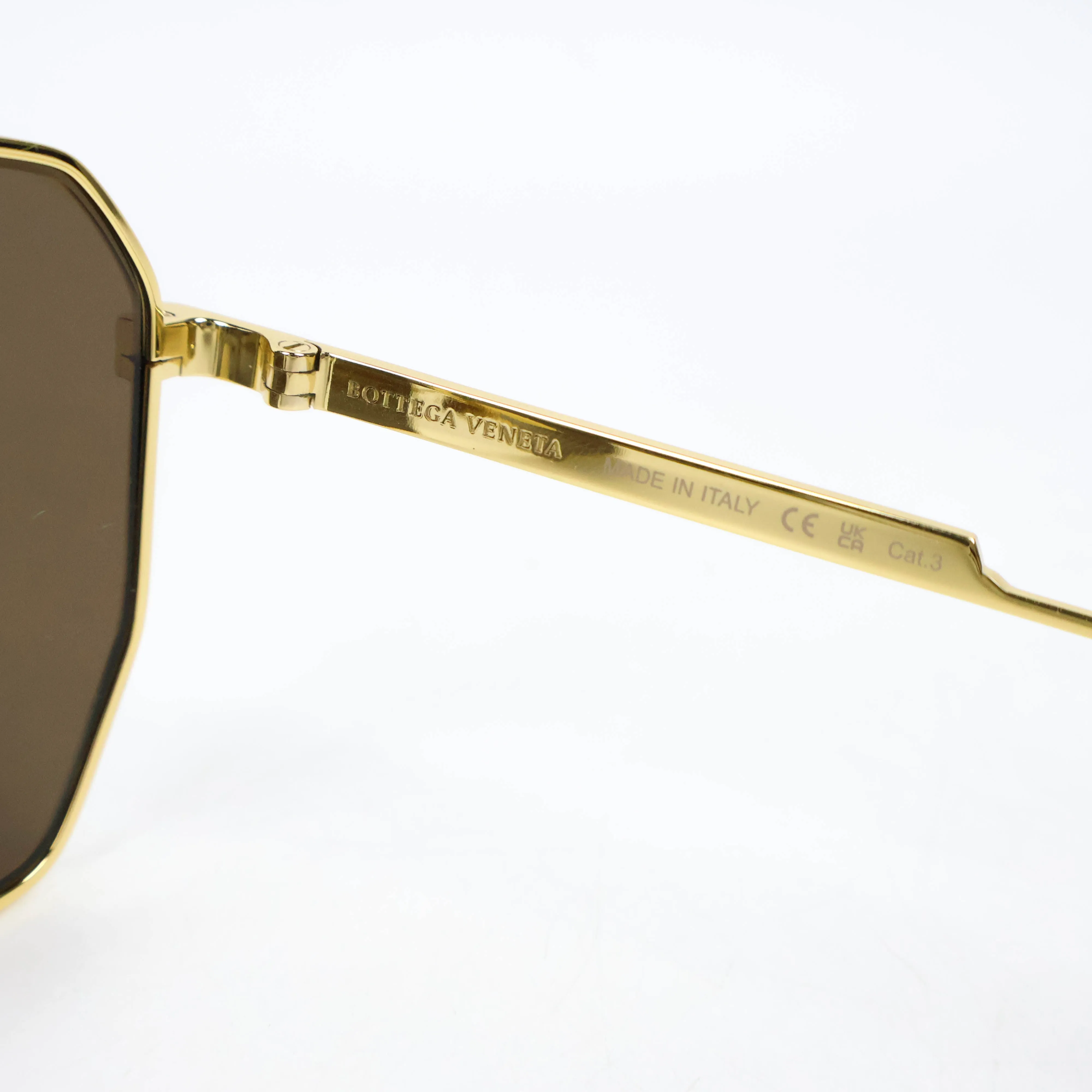 Bottega Veneta Sunglasses Gold Frame