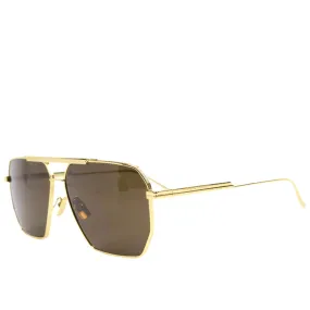Bottega Veneta Sunglasses Gold Frame
