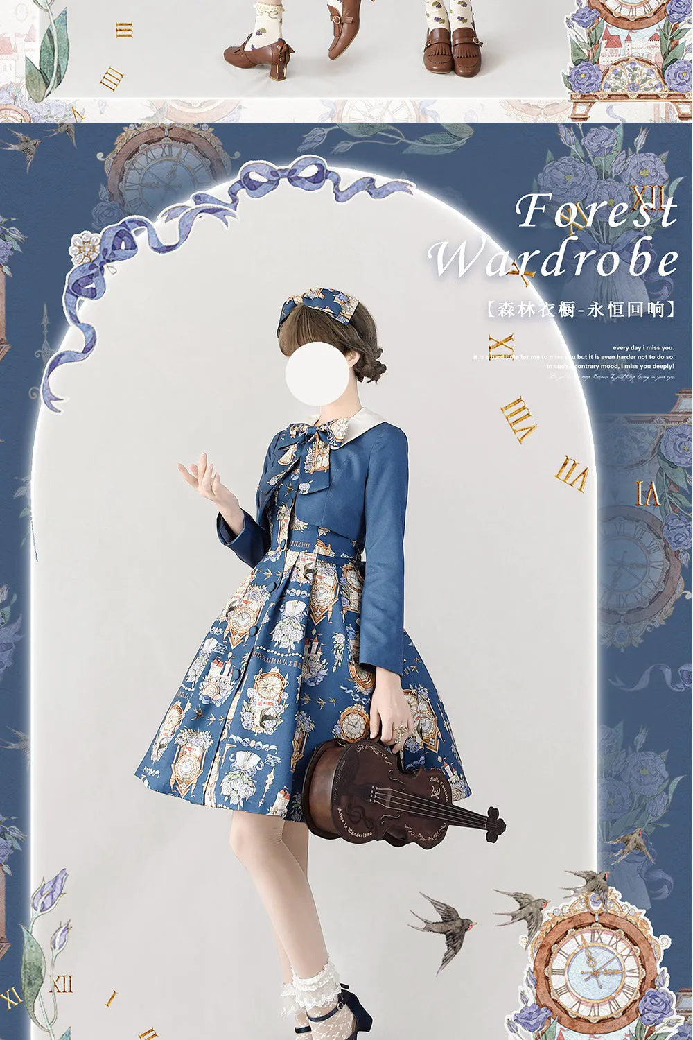 (Buyforme)Forest Wardrobe~Classical Lolita Dress and Coat Suit