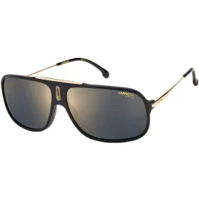 Carrera Unisex Sunglasses - Black Gold Acetate Frame UV Protection | COOL65 0I46-JO