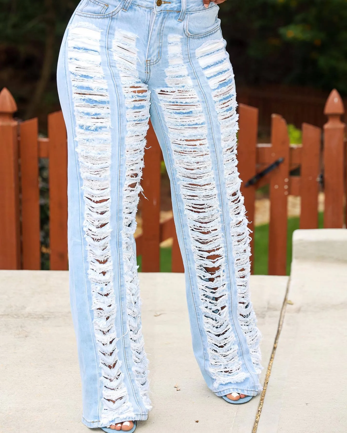 Casual Ripped Jeans