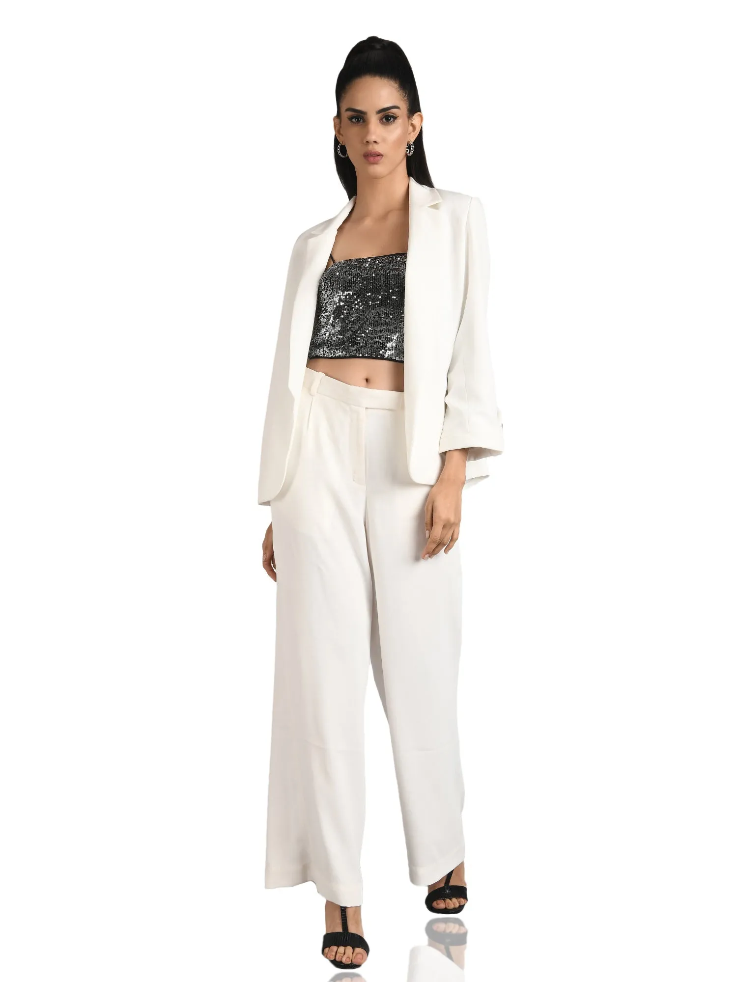 Classic White Blazer