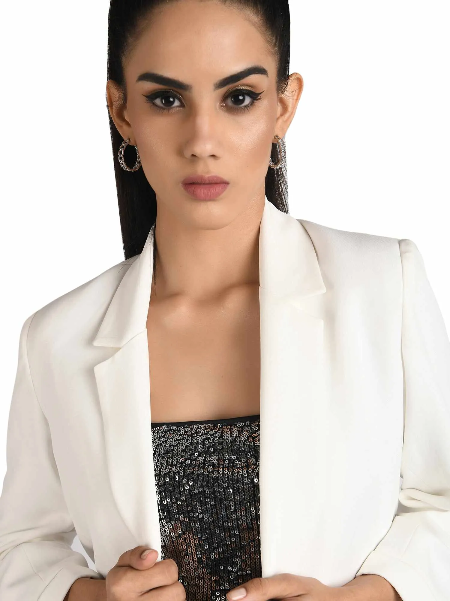 Classic White Blazer