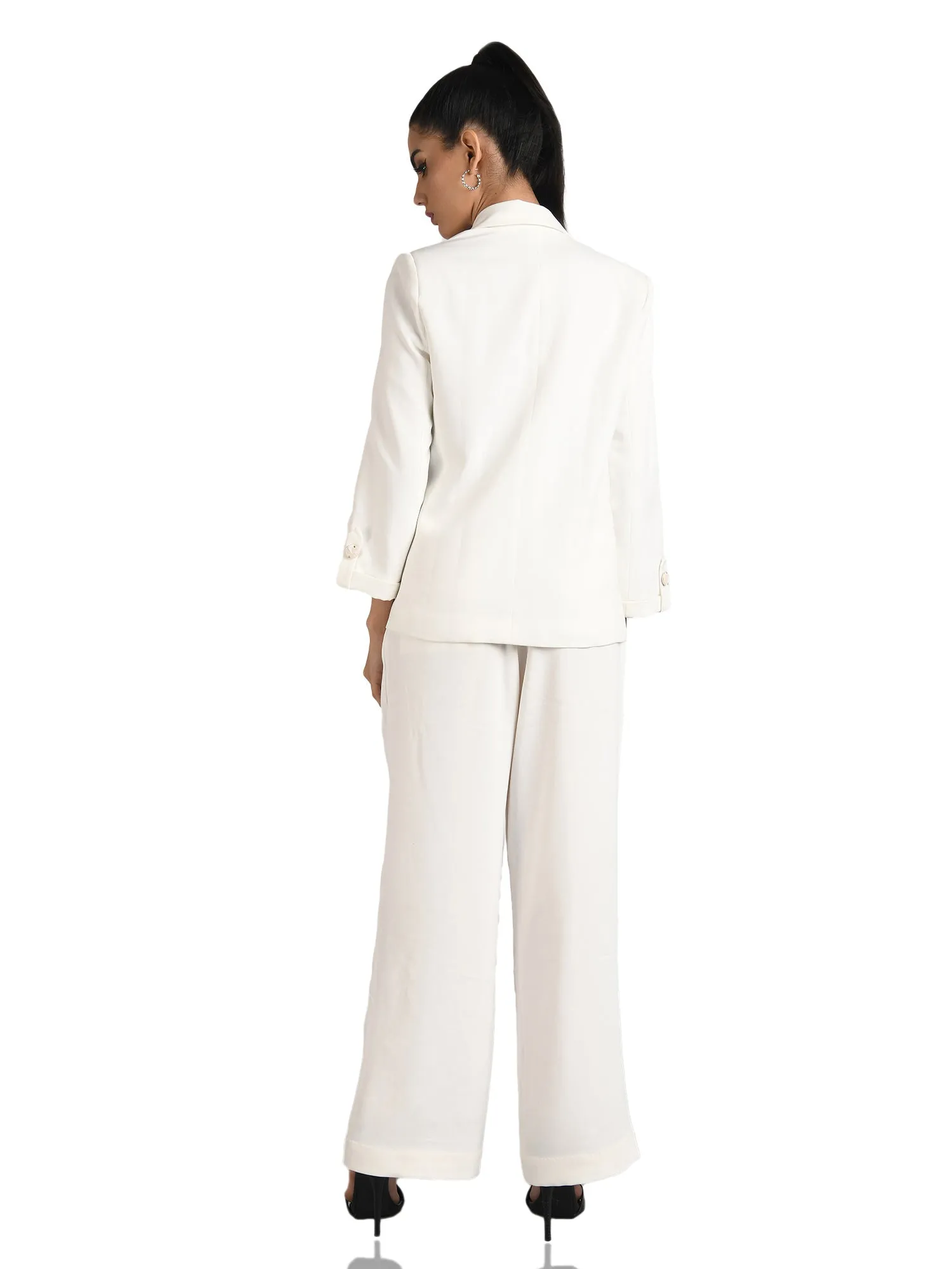 Classic White Blazer