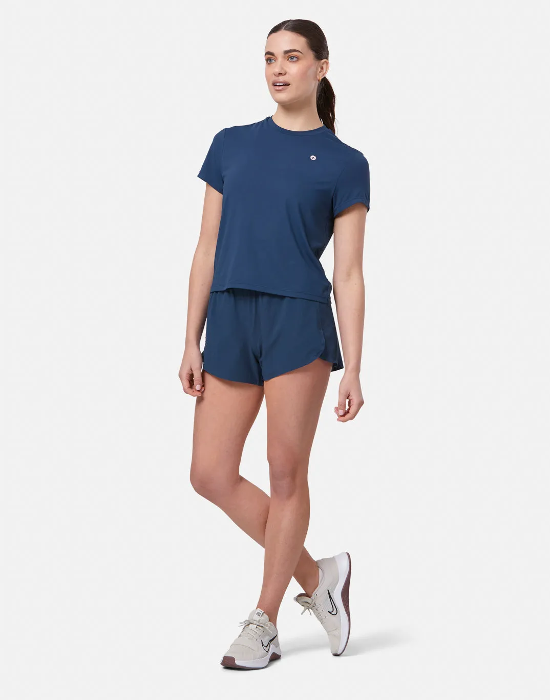 Coffee Tee in Petrol Blue
