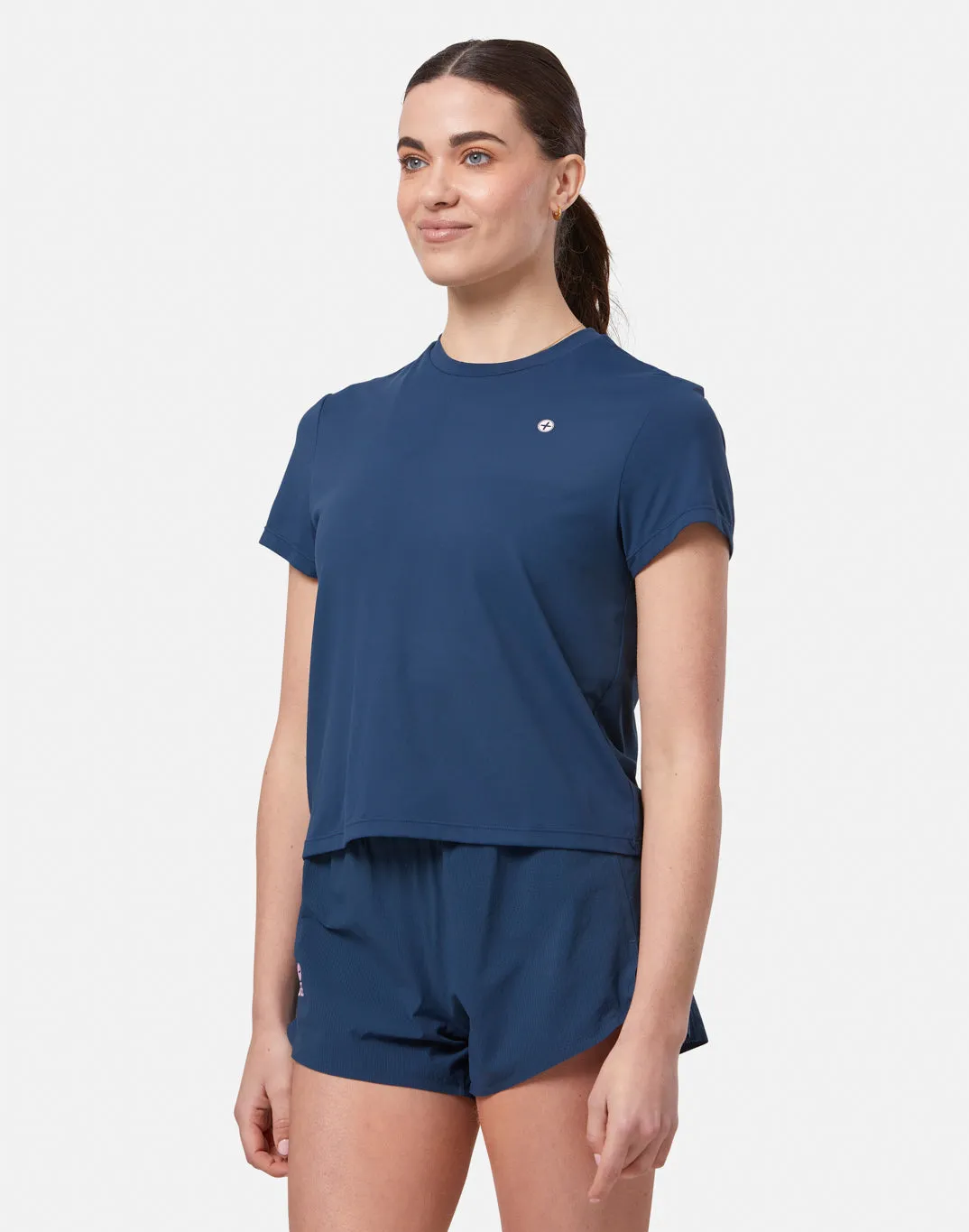 Coffee Tee in Petrol Blue