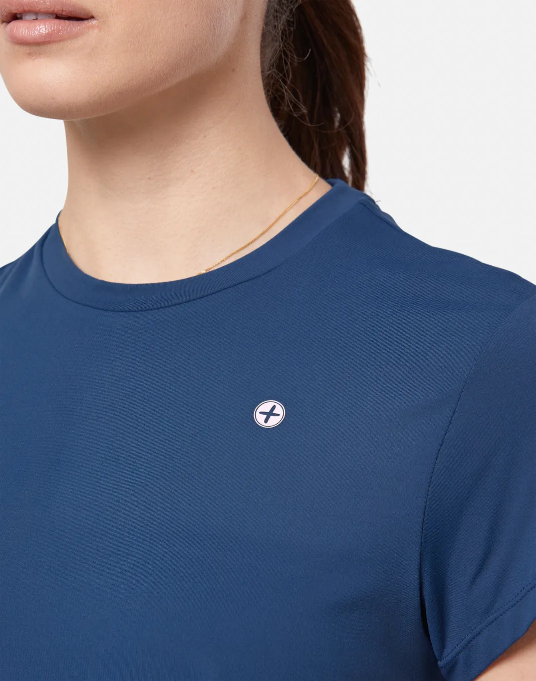 Coffee Tee in Petrol Blue
