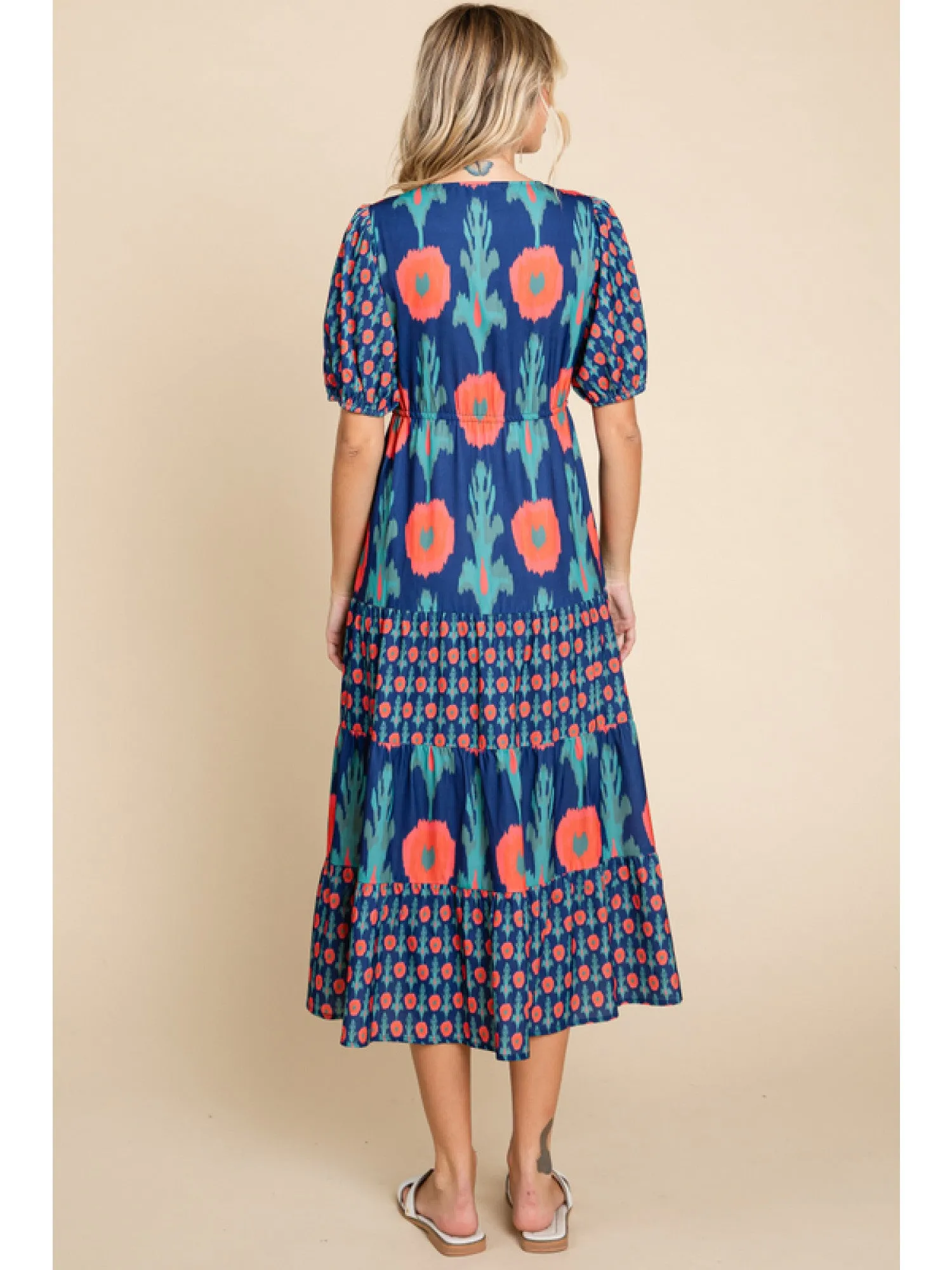 Daphne Short Sleeve Midi Dress