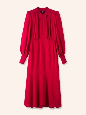 Elegant panelled midi dress