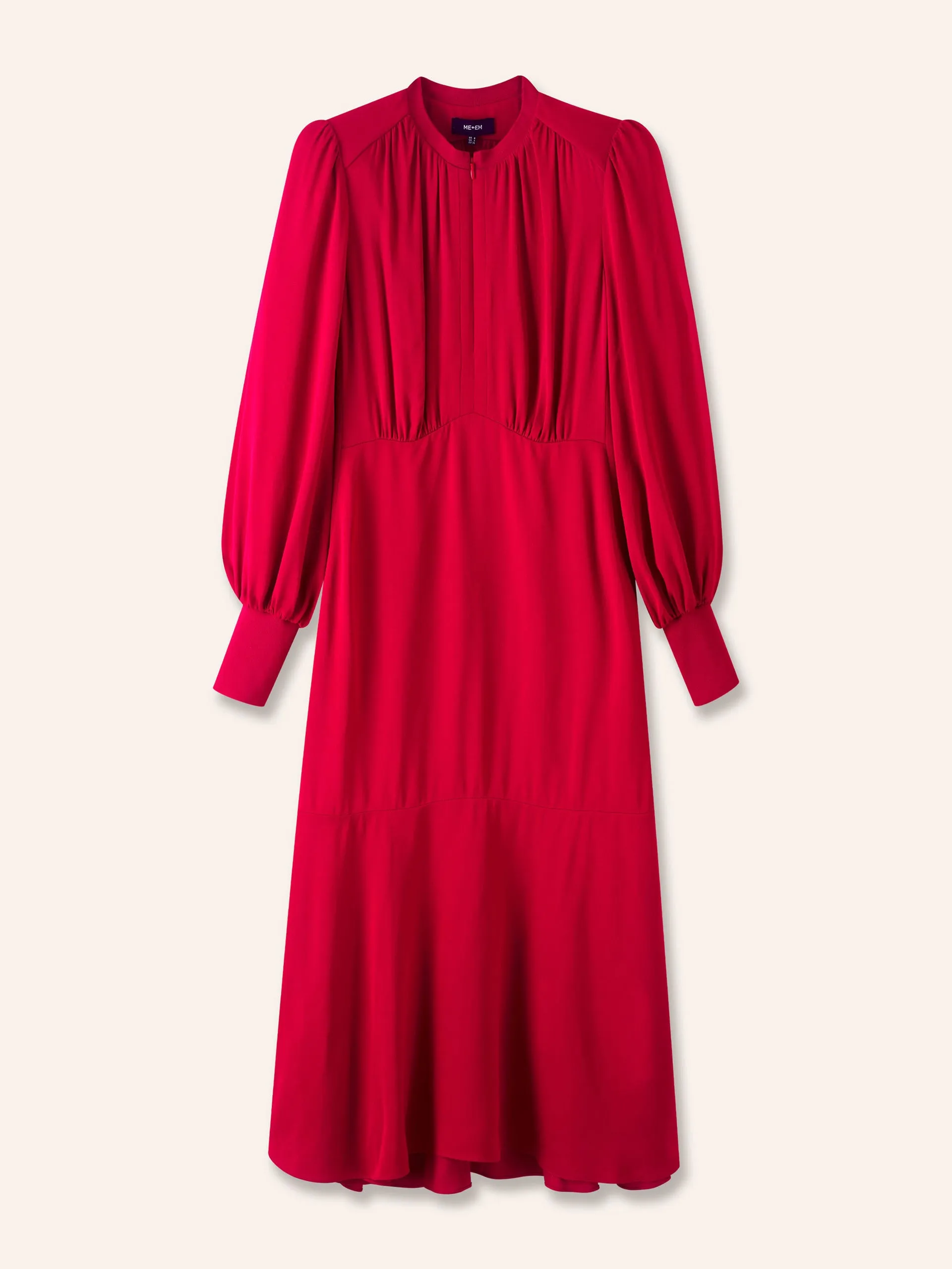 Elegant panelled midi dress