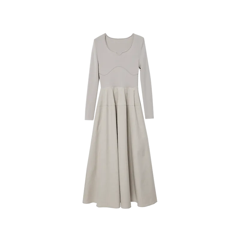 Elegant Worsted Wool Dress
