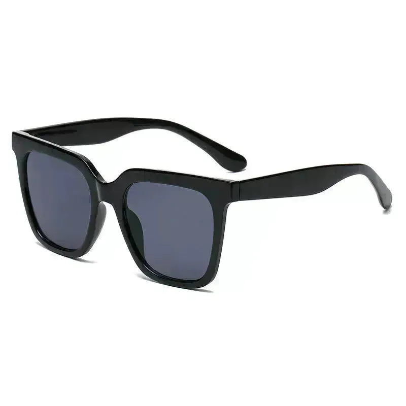 European And American Simple Large Frame Square Sunglasses for Women