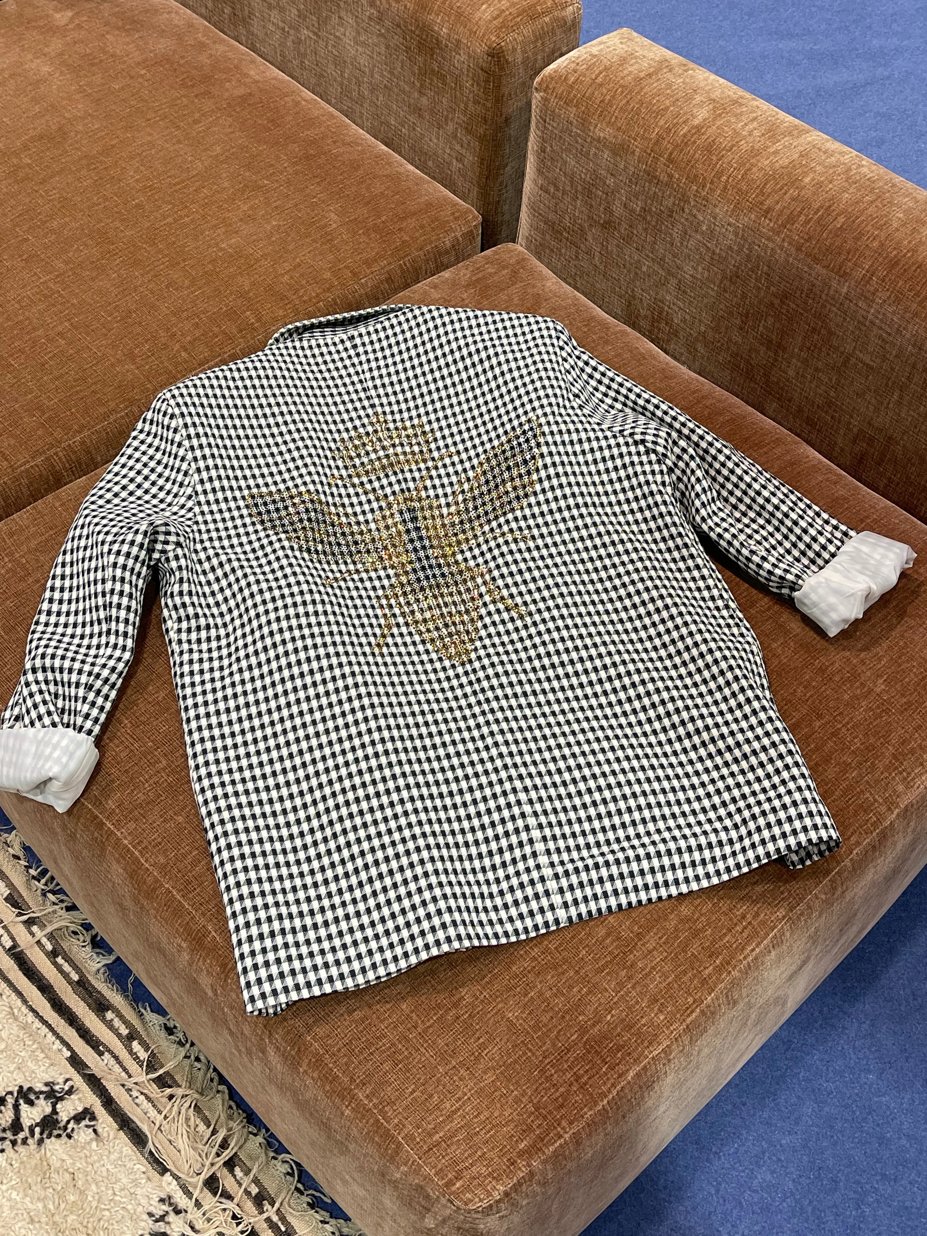 FINAL SALE!! The Rock Studded Houndstooth Blazer