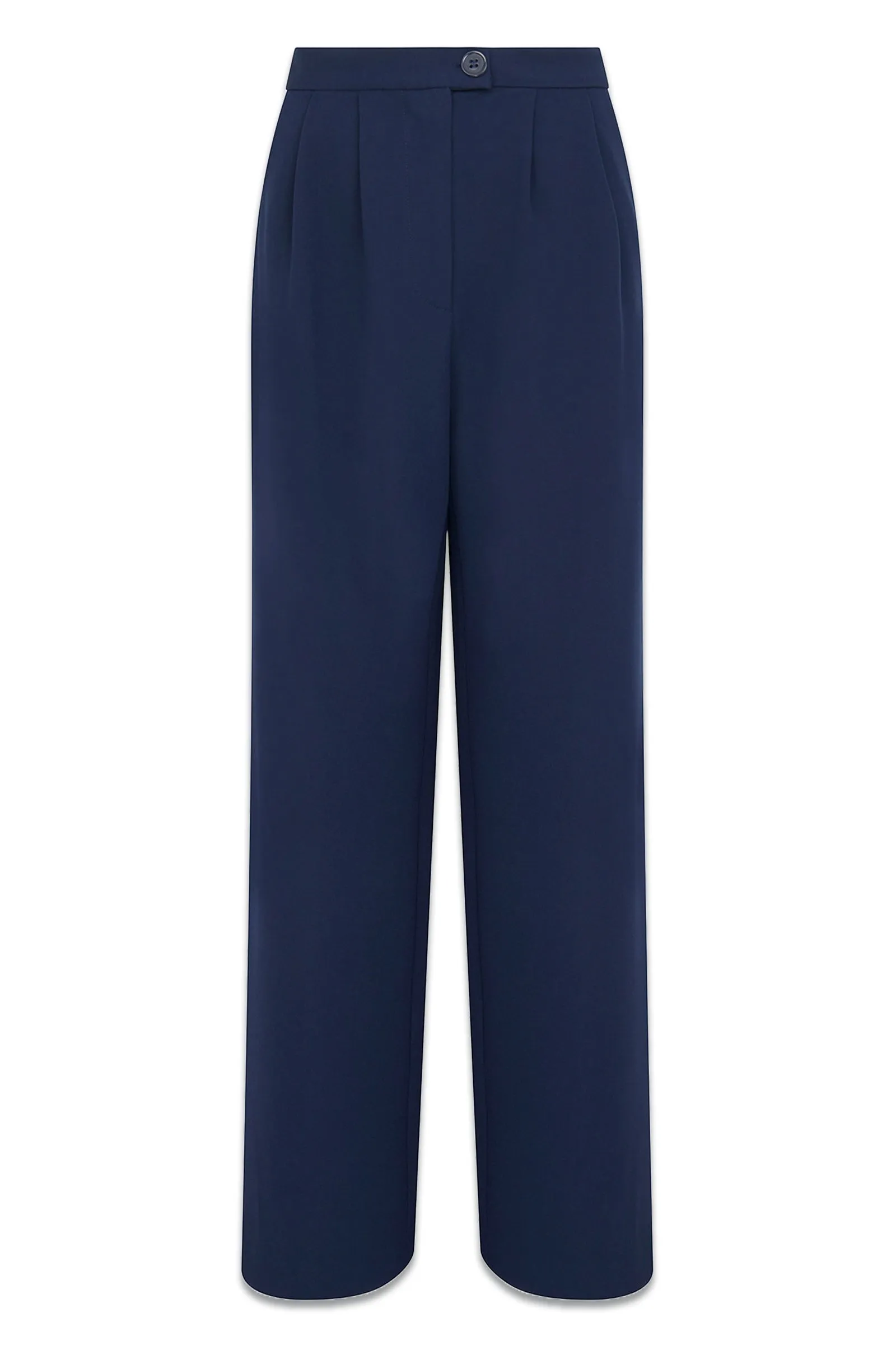 Finery Jeanne Tailored Trousers, Navy