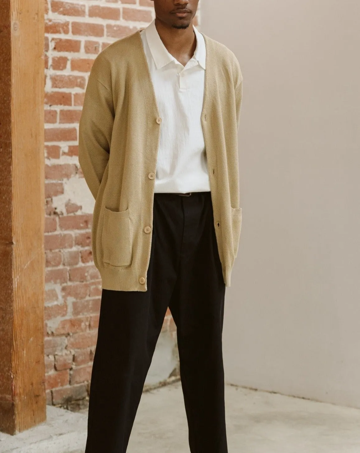 Gino Cardigan in Khaki