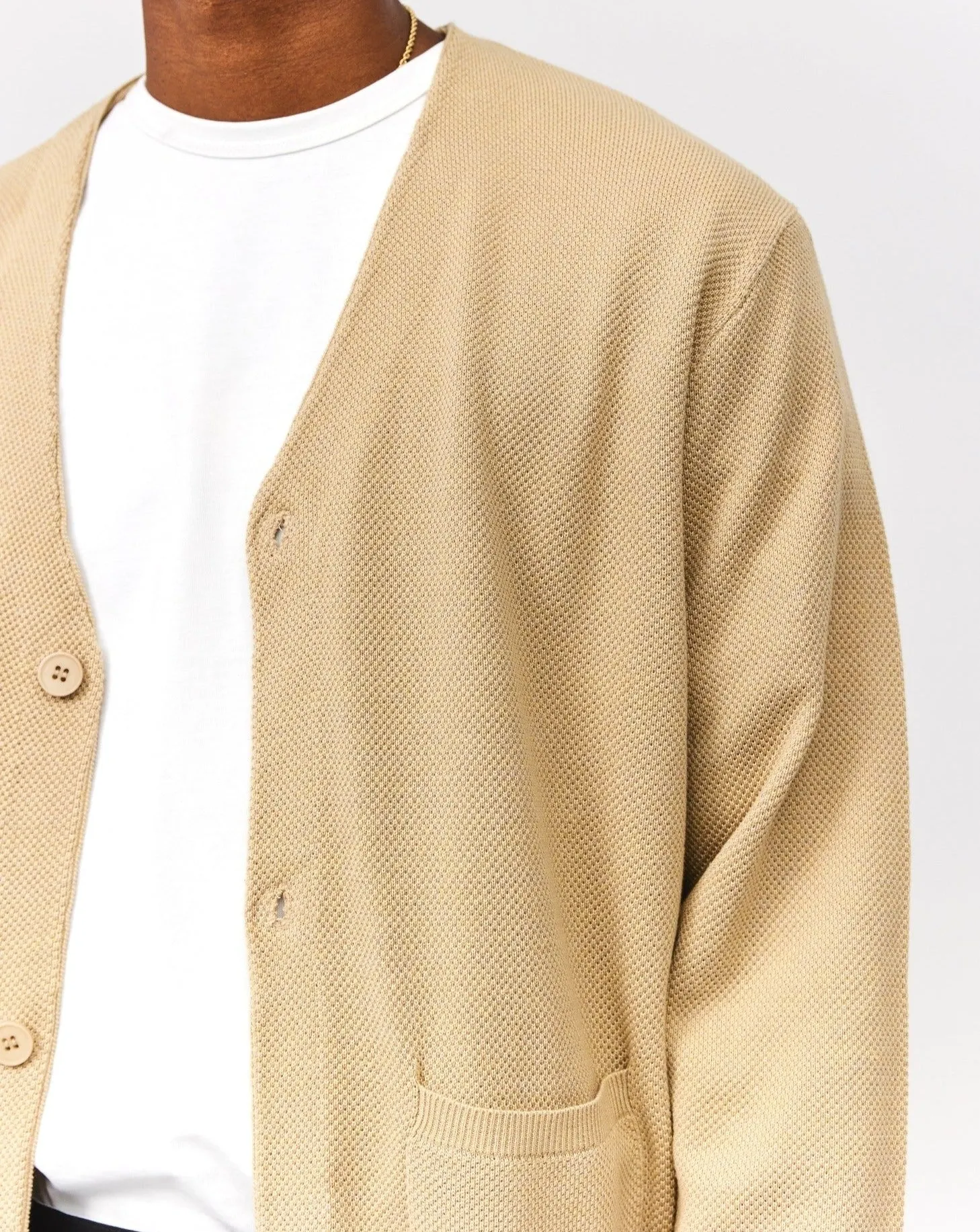 Gino Cardigan in Khaki