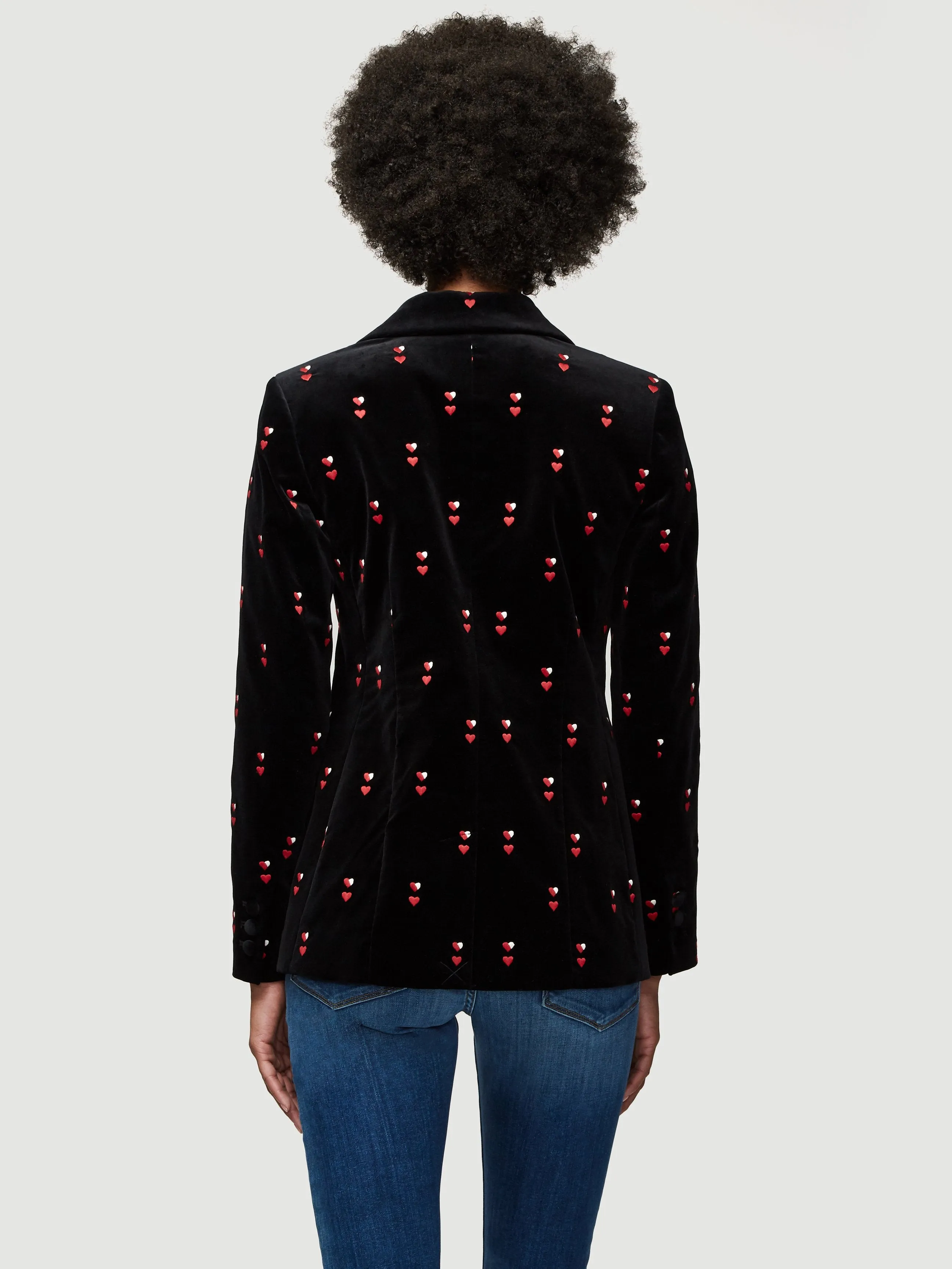 Heart Classic Blazer -- Noir Multi