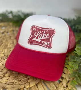 It's Lake Time Trucker Hat, Trendy Trucker Hat