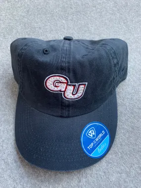 Ladies Navy Blue Jeweled GU Hat