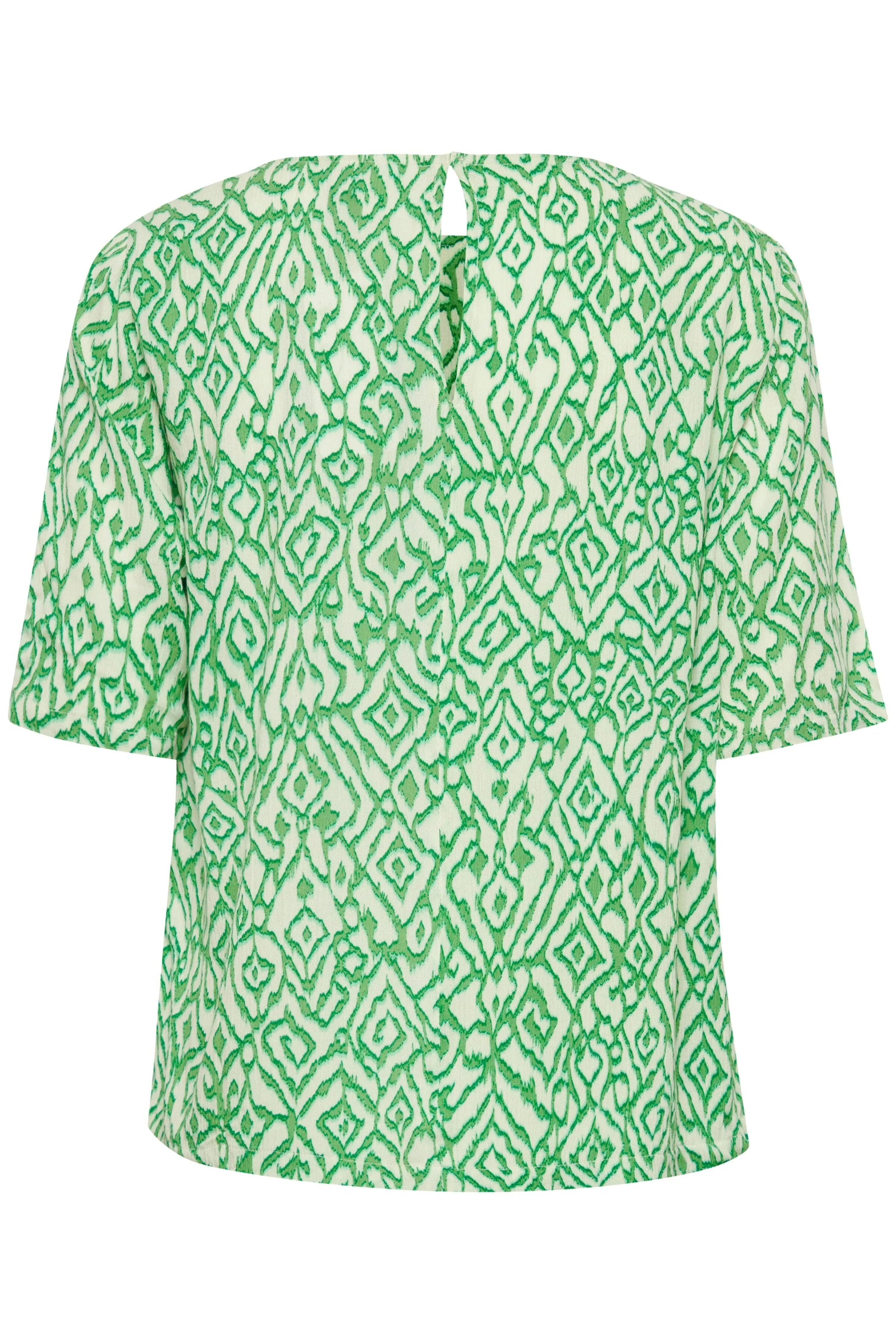 Marrakech Blouse in Greenbriar Ikat Print