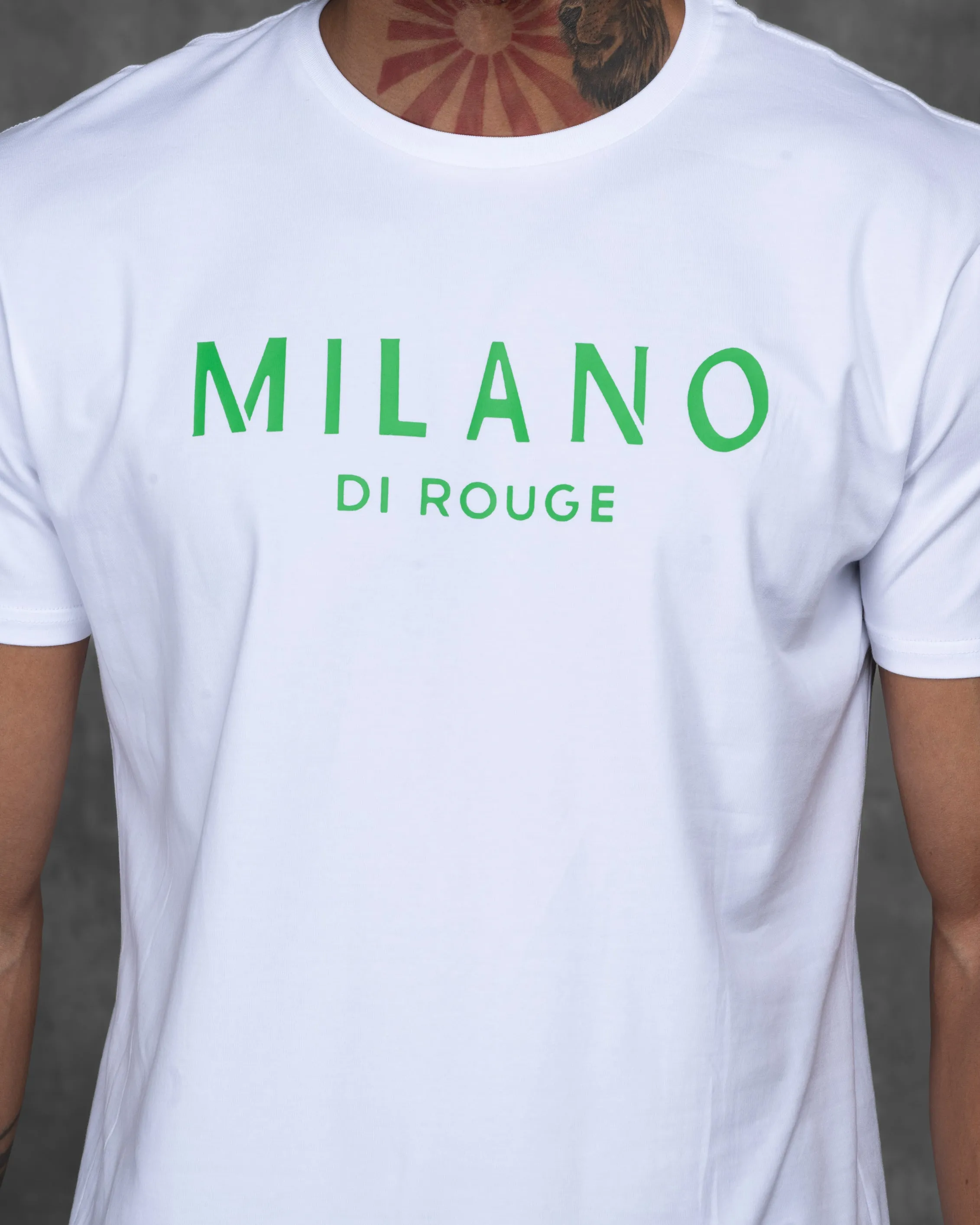 Men's Lux Signature Tee Blanc