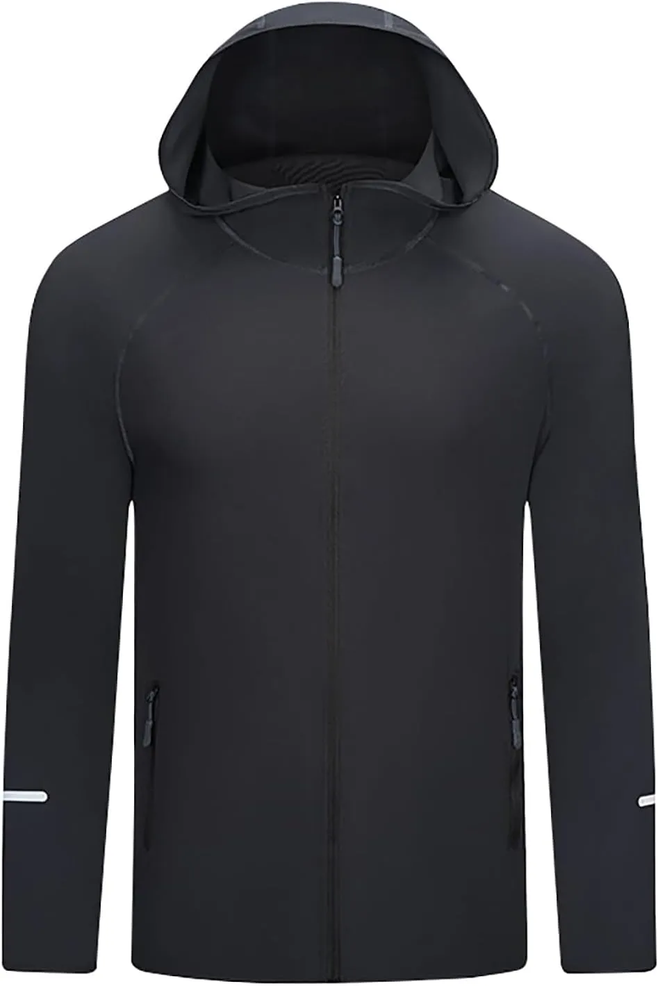 Men's Sun Protection Hoodie Shirt Lightweight Summer Outdoor Fishing Hiking Casual Jacket Breathable Athletic Coat