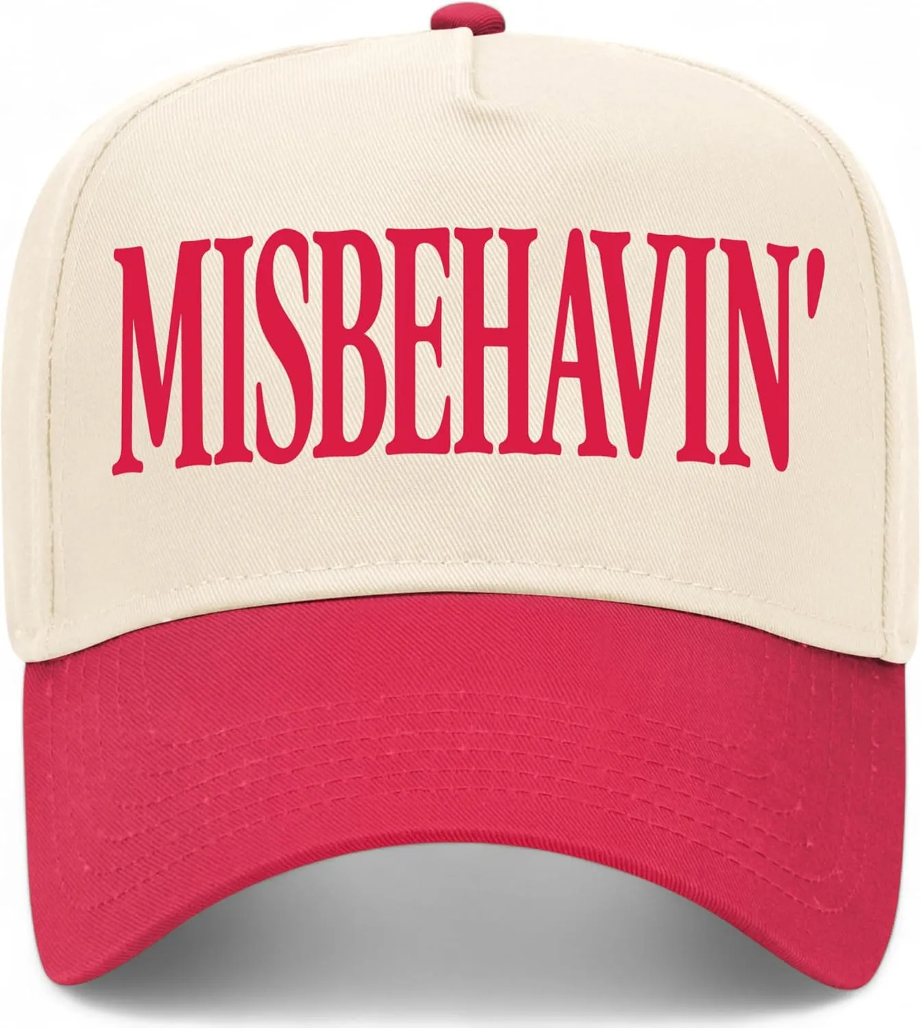 Misbehavin' Vintage Trucker Hat | Premium Snapback Baseball Hat for Men & Women