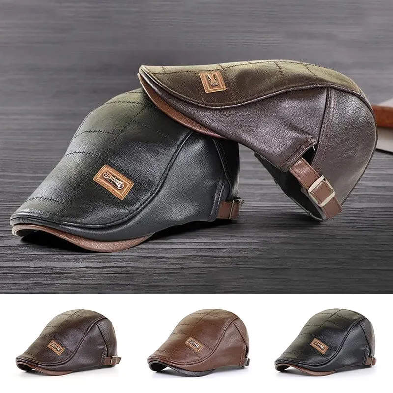 😎New Trendy Leather Beret😎