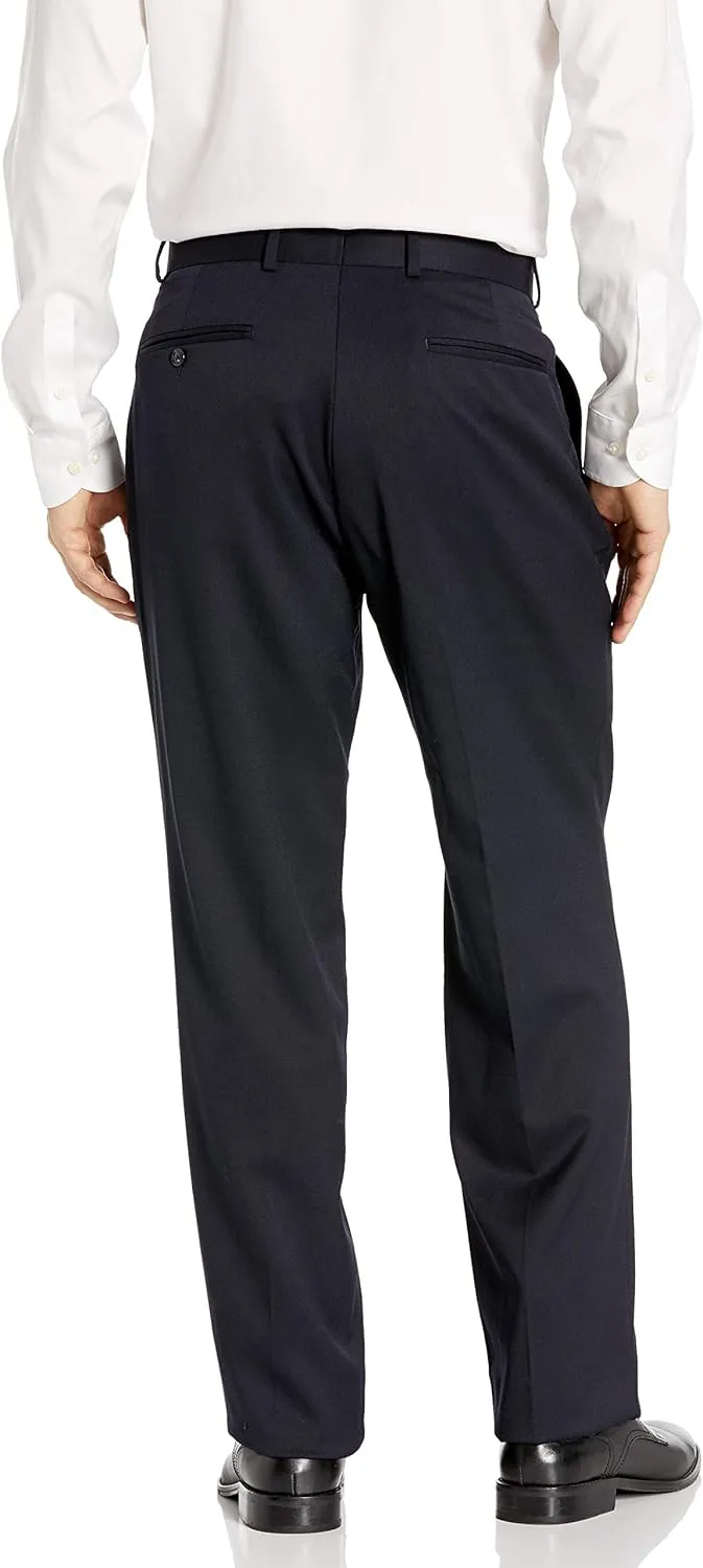 Palm Beach Men's Stan Double Reverse Pleat Dress Pant