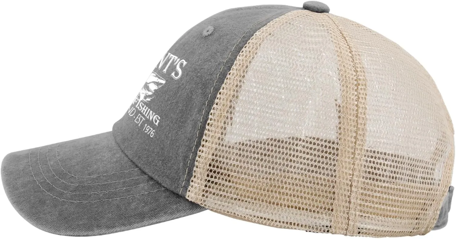 Quints Shark Fishing Amity Island EST 1978 Hat Trucker Hat Women Trendy Mesh Baseball Cap for Fall