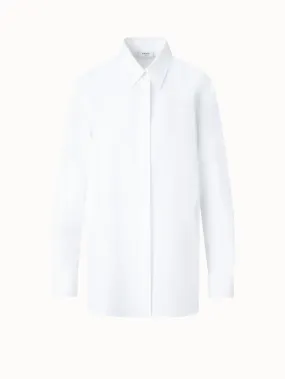 Relaxed Cotton Tunic Blouse