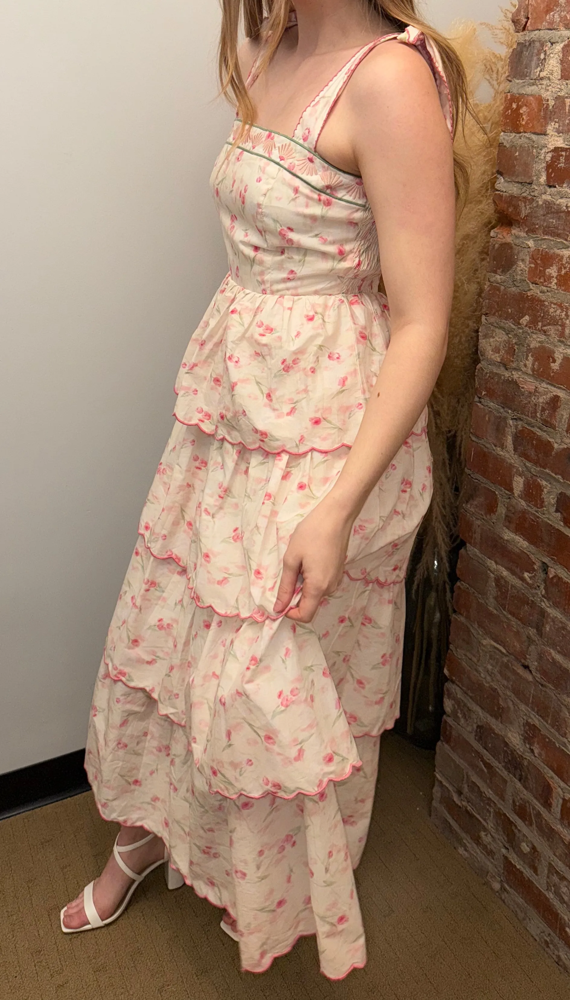 Rosebud Kiss Midi Dress