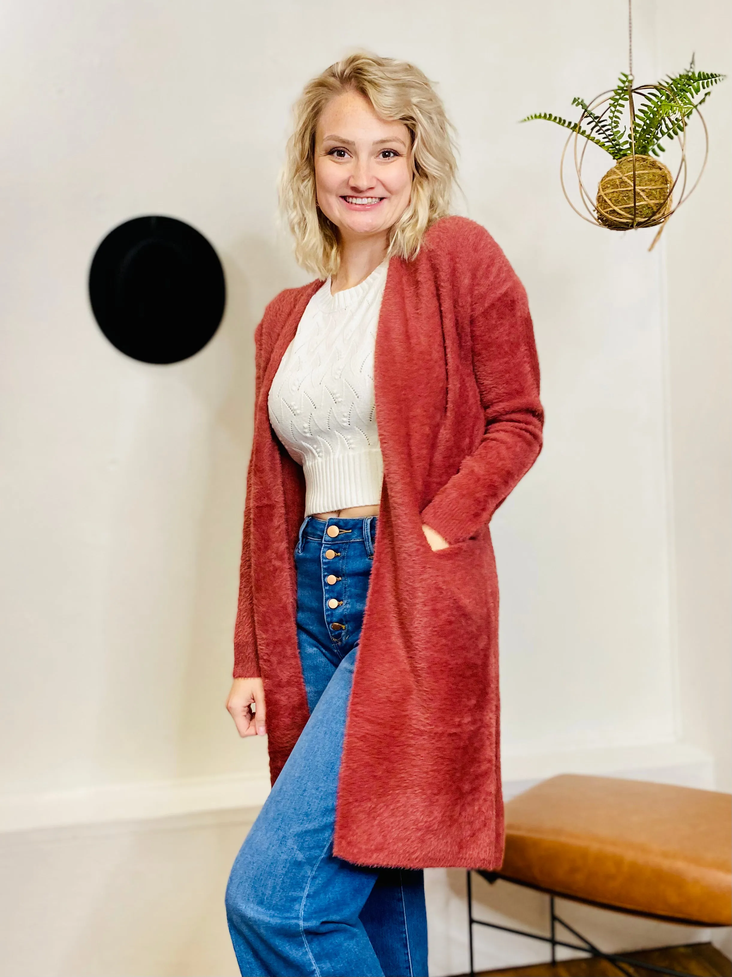 Rubie Open Front Soft Cardigan DEAR JOHN