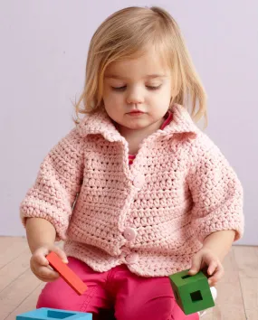 Soft and Simple Raglan Jacket Pattern (Crochet) - Version 2