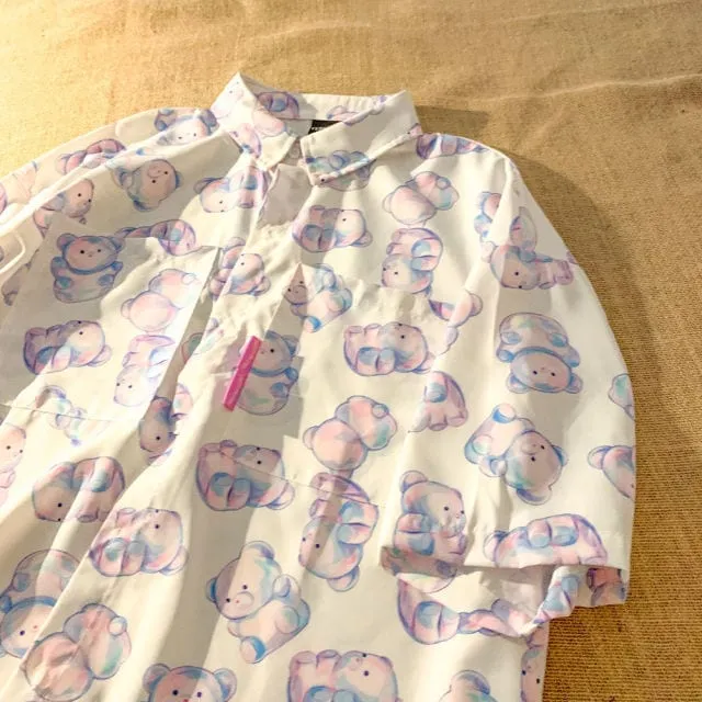 Soft Girl Bear Blouse