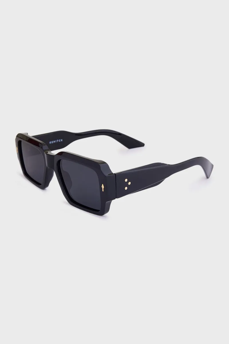 Stylish Black Square Sunglasses