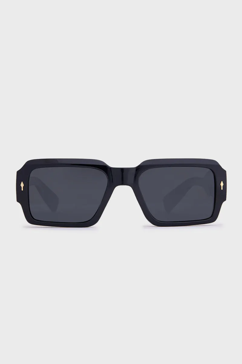 Stylish Black Square Sunglasses