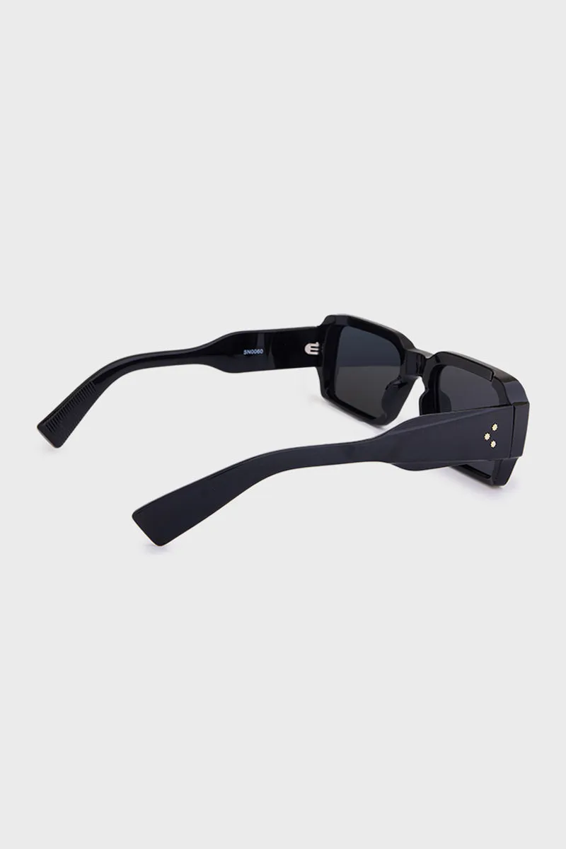 Stylish Black Square Sunglasses
