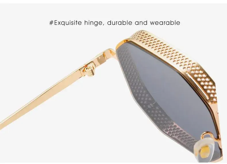 Stylish Metal Box Sunglasses for Men and Women