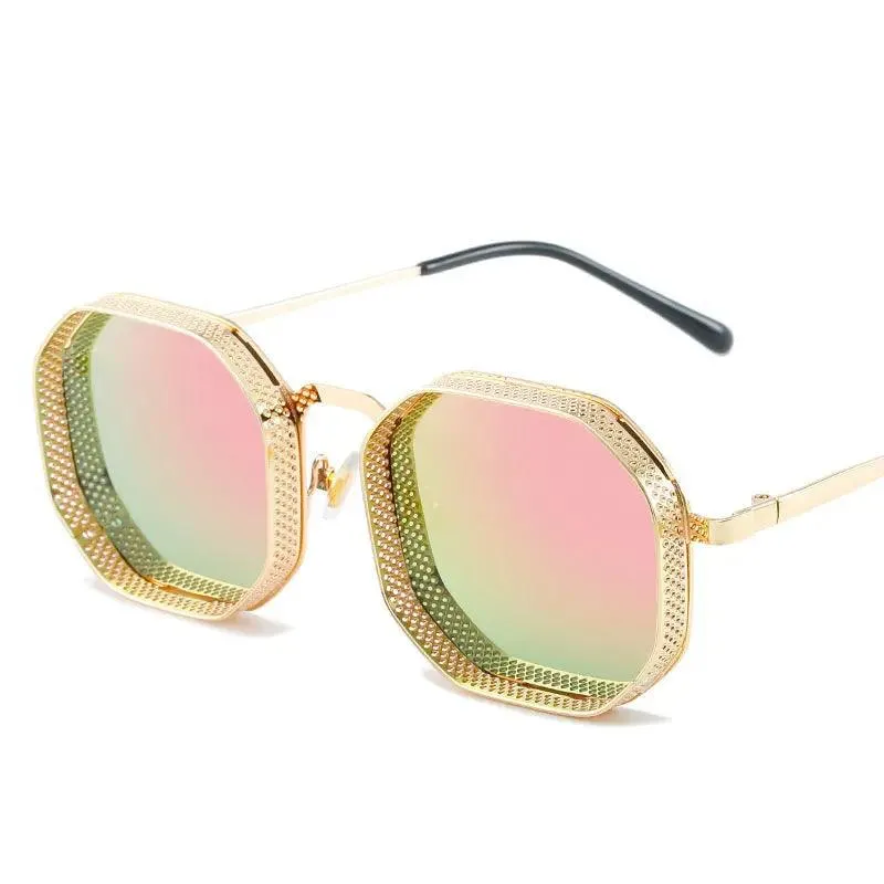 Stylish Metal Box Sunglasses for Men and Women