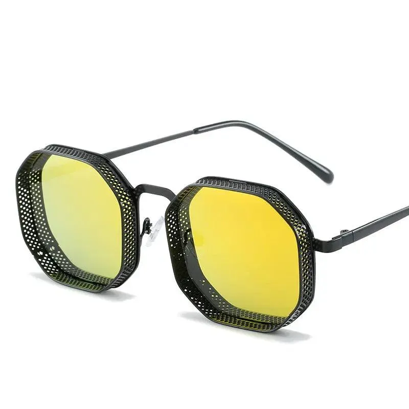 Stylish Metal Box Sunglasses for Men and Women
