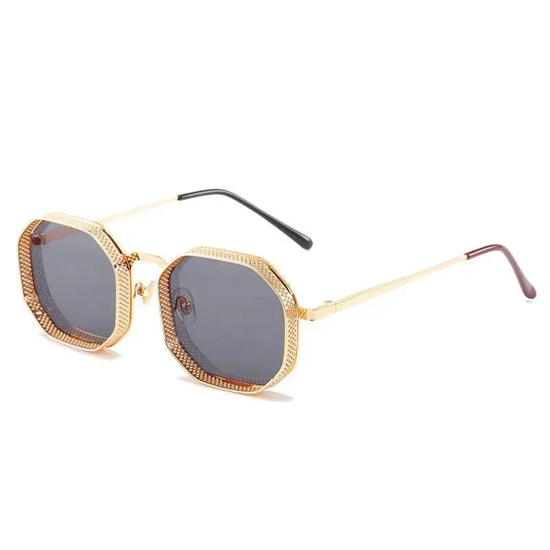 Stylish Metal Box Sunglasses for Men and Women